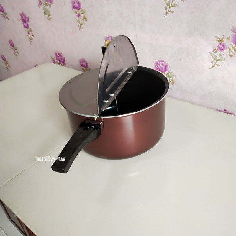 Commercial popcorn machine ball-shaped butterfly gas household popcorn machine cinema popcorn pot American single pot