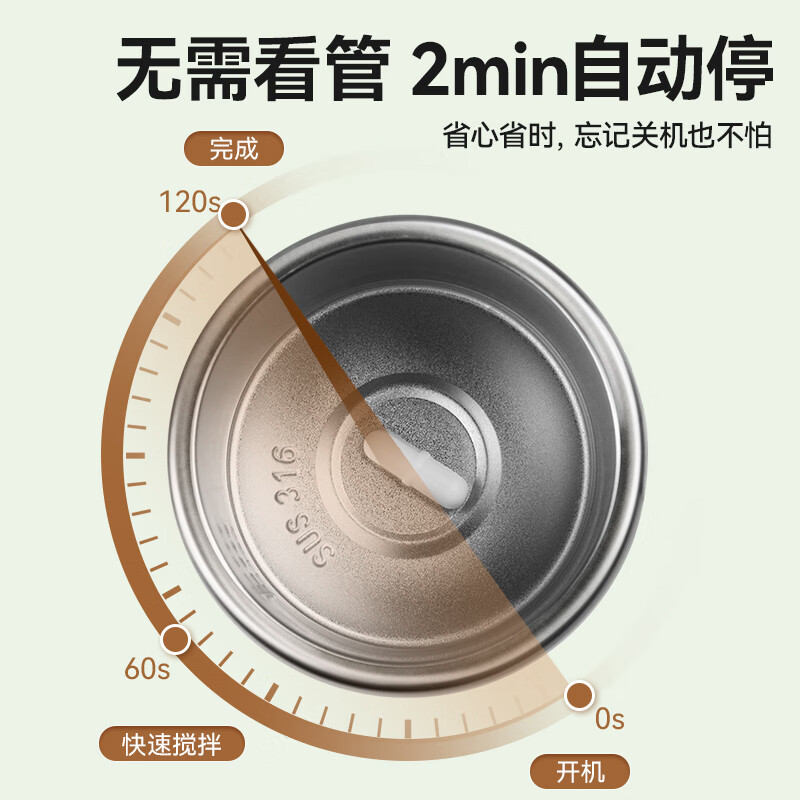 Xidomi fully automatic mixing cup coffee electric magnetic rotating water cup sealed shake cup soy powder milkshake purple 350ML