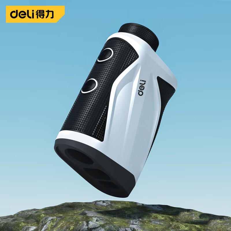 Deli laser rangefinder telescope high-precision handheld distance measurement infrared electronic ruler outdoor golf outdoor 3-600 meters distance measurement/speed measurement DL338006