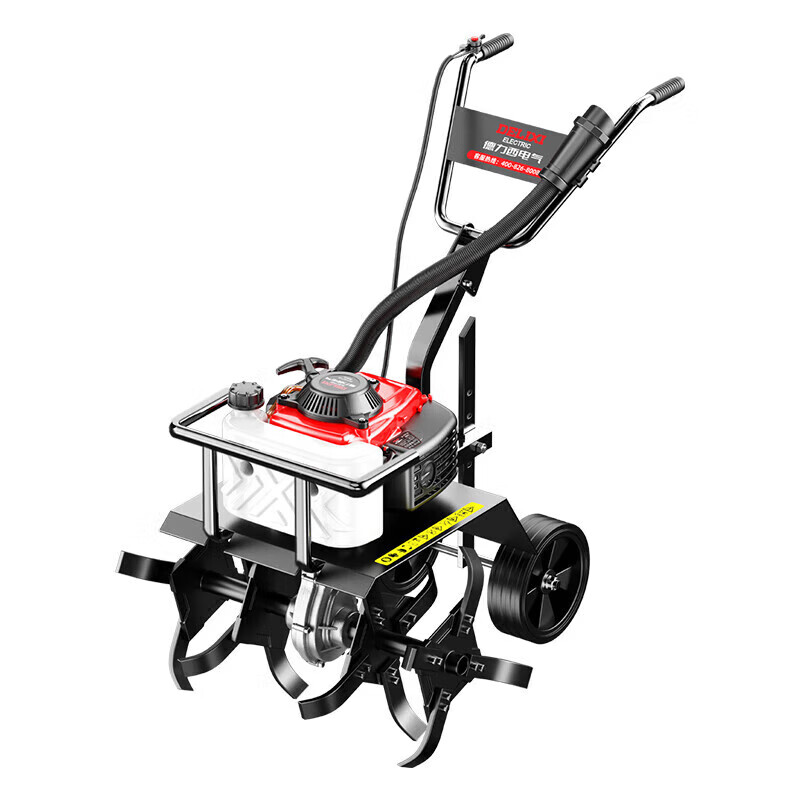 Delixi Electric (DELIXI ELECTRIC) micro tillage plowing tillage cultivator ditching tillage household soil loosening four-stroke gasoline rotary tillage agricultural small four-stroke luxury complete set of components