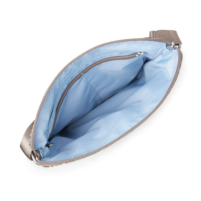 Baggallini Go Bagg with RFID Mobile Phone Wristband, Tan Python Tan Python One Size