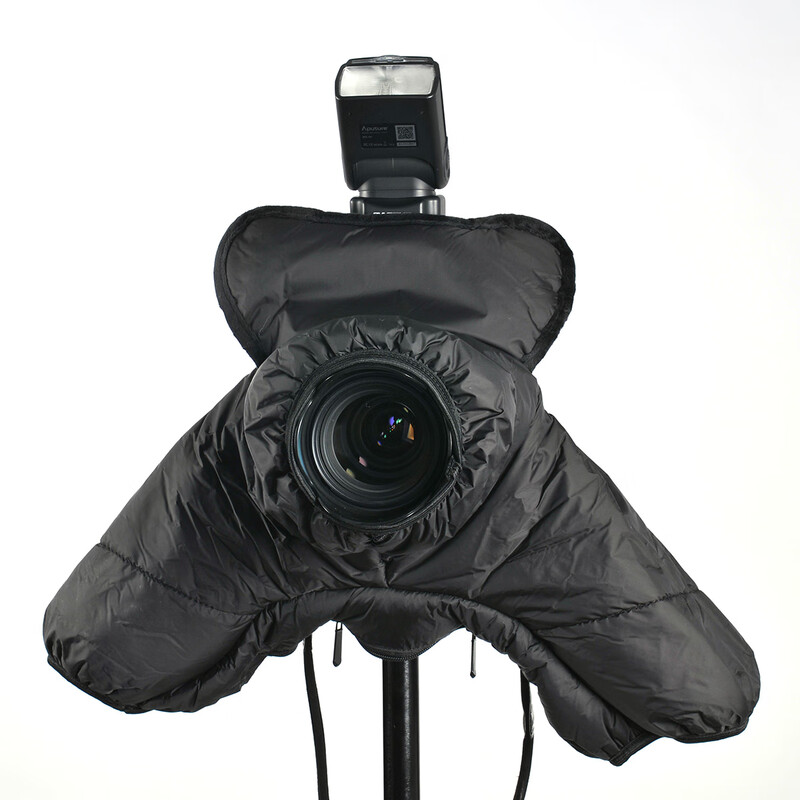 CLCEY body accessories SLR camera cold cover winter warm cover body accessories soundproof micro single-lens anti-freeze snowy shooting protection body accessories black