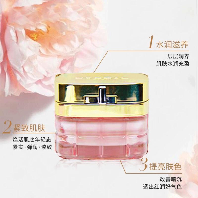 L'Oreal (LOREAL) Jin Zhi Zhenyan Peony Luxurious Pink Beauty Women's Skin Care Products Firming Skin Fine Lines Hydrating Moisturizing Wrinkle Flattening Set Cleanser + Essence Water + Lotion + Essence