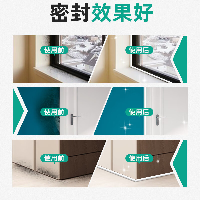 Sanhe Glass Glue Neutral Door and Window Silicone Sealant Bathroom Waterproof Glue Edge Sealing Glue EC701 270ml Transparent