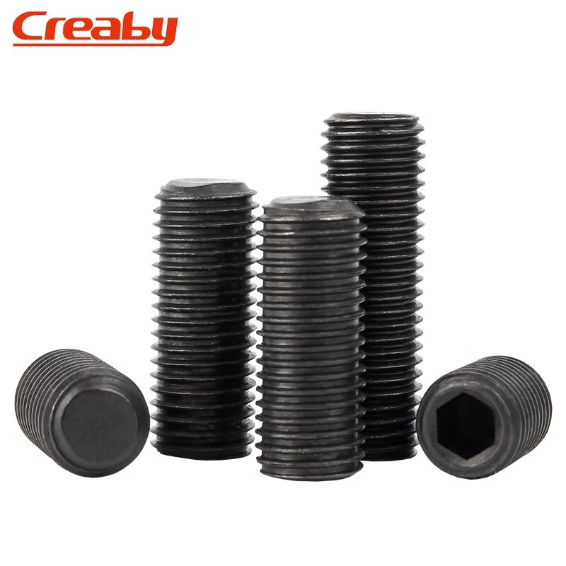 Creaby grade 4.8 fine thread set screws, hexagonal flat end machine meter jack screws, stop screws M16x1.5x20 (10 pcs)