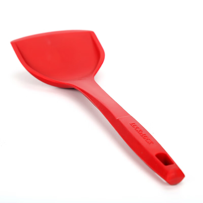 LOCK & LOCK silicone spatula, frying pan, cooking utensils, non-damaging pot spatula, red