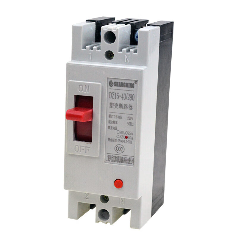 DZ15-100/390 40A63A100A Air switch molded case circuit breaker protector 380/220V three-phase 63A 2P