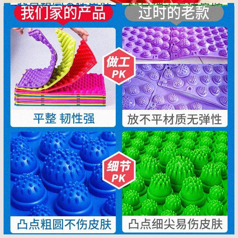 Acupressure board, home acupuncture point fitness, super hard mat, massage board, trick soles and toes pressure board, cushion, environmentally friendly small bamboo shoots, lemon yellow, small winter bamboo shoots upgrade_-Large board 30*40