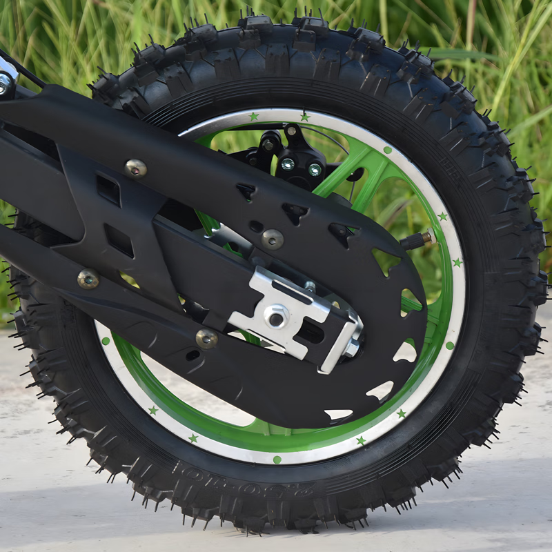 Langchuang's 24-year new small motorcycle children's 49cc mini motorcycle small off-road vehicle mixed oil gasoline fuel adult 2-stroke mixed oil hand start green