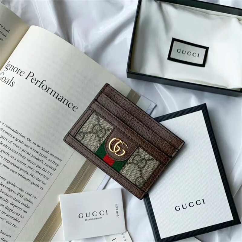 Second-hand 99 new Gjia Ophidia series GG card holder card bag 99 new Ophidia series GG card holder card bag