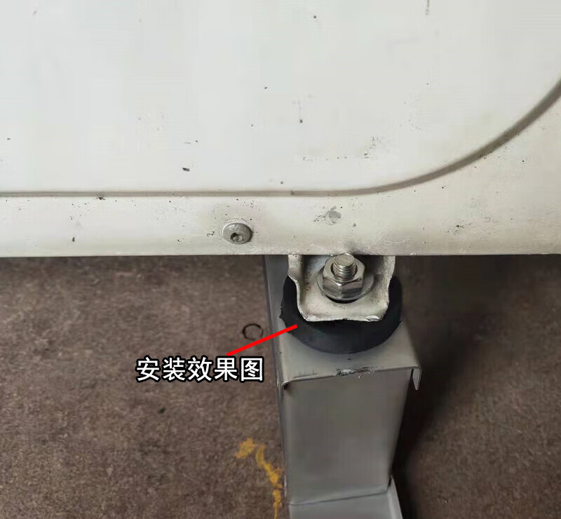 Jingchen customized 304 stainless steel air conditioner bracket thickened outdoor unit floor stand raised base 1-5P air conditioner cushioning bracket 304 thickened 10 cm floor stand 1-2P without installation screws