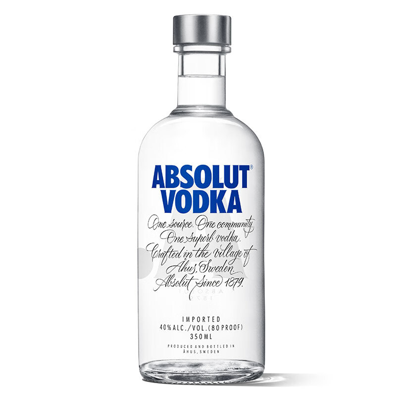 Absolut Vodka Liquor 40% Original 350ml