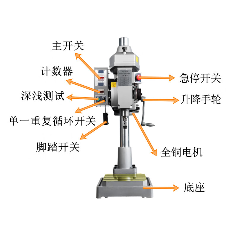 Wen Yijia 4508/6516/6532 automatic tapping machine gear-type multi-axis tapping machine automatic upper and lower teeth manufacturer straight 6516-vertical complete machine