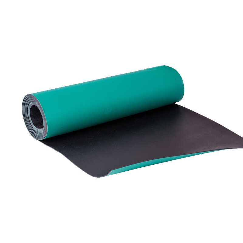 Pipeshuo workbench table mat green rubber mat anti-static green leather table mat leather mat floor mat insulating mat rubber mat 1.2 meters wide * 2.4 meters long * 2mm thickness green
