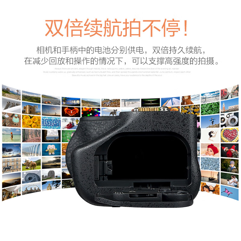 Thyssente (dste) DMW-BGG9 vertical shooting handle battery box suitable for Panasonic G9 generation mirrorless SLR camera BGG9 handle 2.4G wireless remote control with one battery