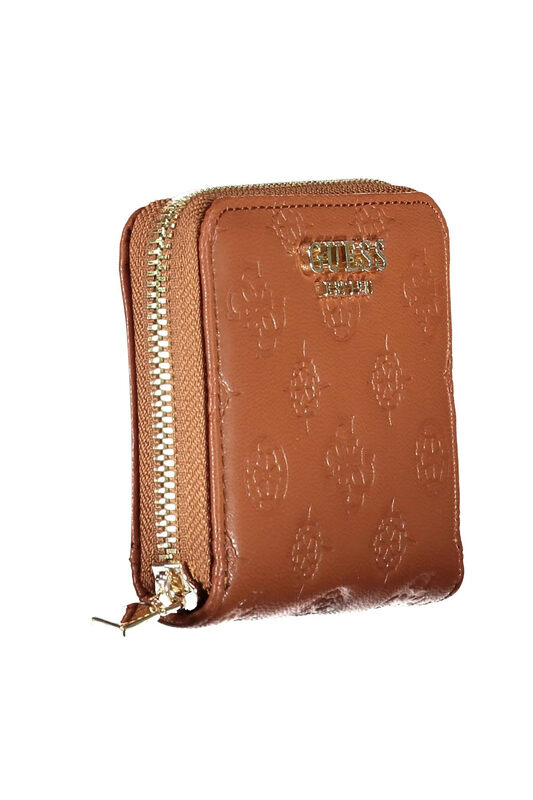 GUESS Women's La Femme Small Zip Wallet Cognac One Size
