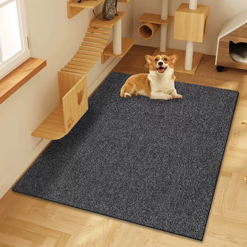 Pet mat is wear-resistant and suitable for all seasons, thickened and dirt-resistant, dog sleeping warm mat, anti-tearproof dog cage, 100*120 thickened deodorizing belt