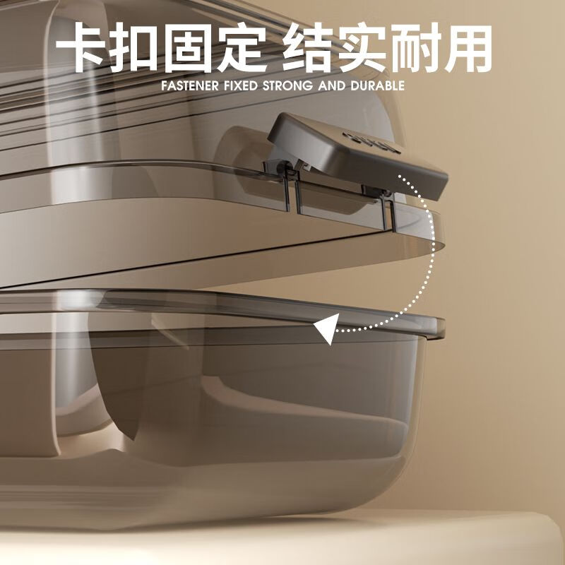 Meikejie shoe box storage box household shoe storage artifact plastic transparent men's and women's dormitory shoe cabinet organization thickened moisture-proof large size with dryer sheet Naduo gray within 45 yards buy five get five free 10 thickened shoe boxes in total 10 pcs