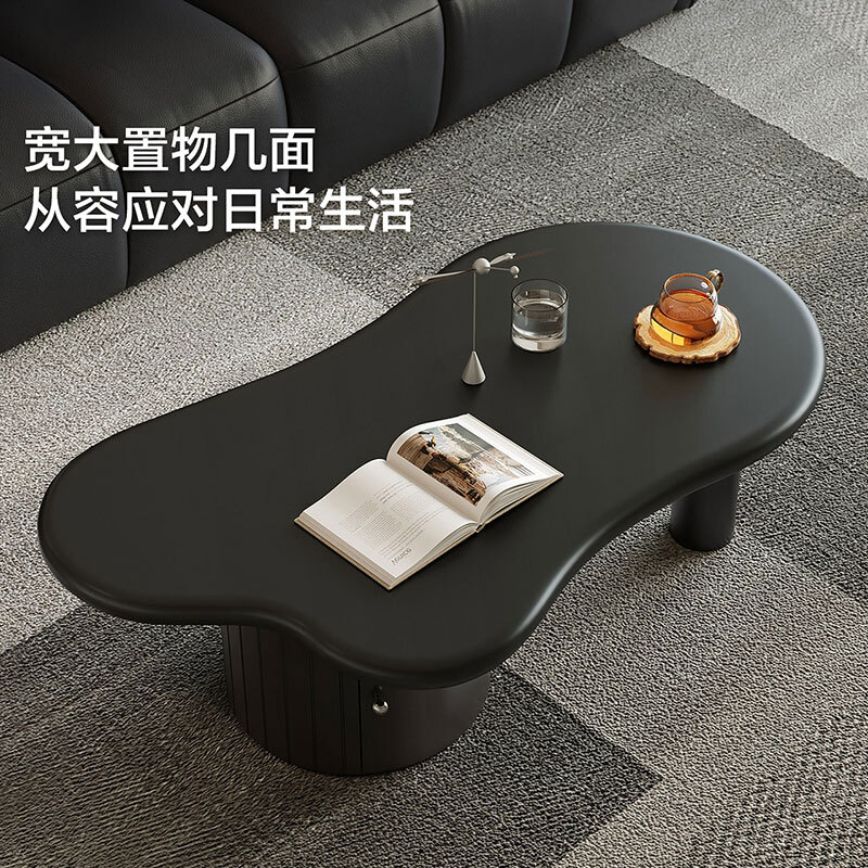 Lin's home cream Fengyunduo coffee table table living room home French style TV cabinet 2025 new small apartment wood industry NU1L