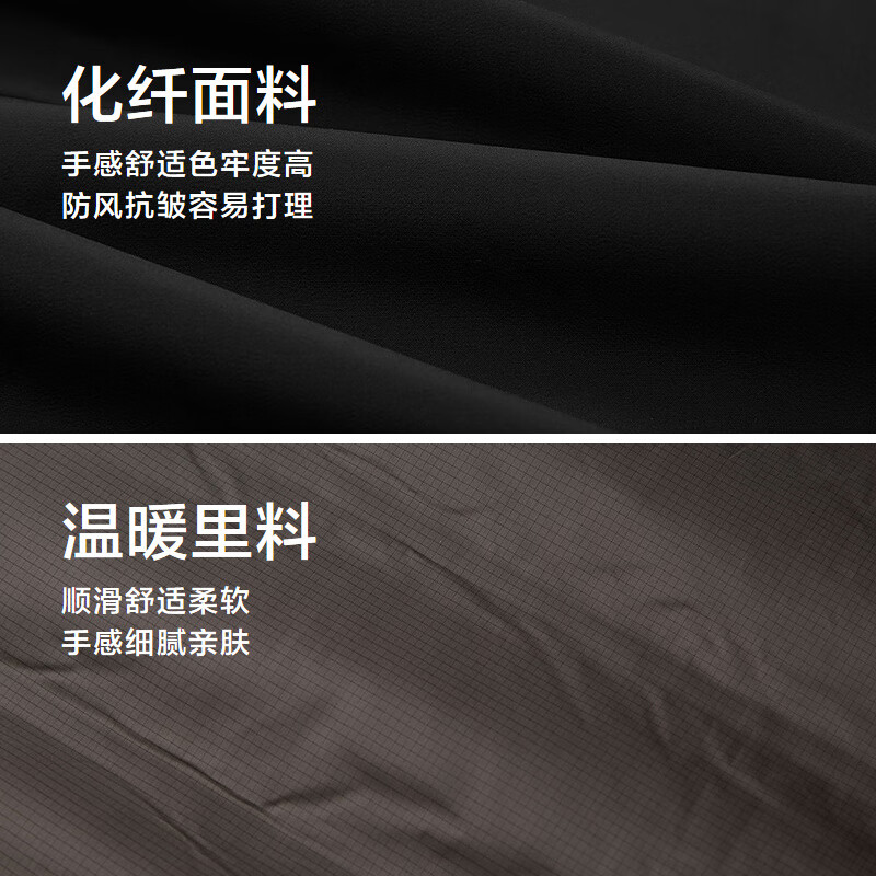 HLA Heilan Home Jacket Men's 25 One-piece Multi-Wear Removable Liner Lapel Thickened Jacket Men's Winter