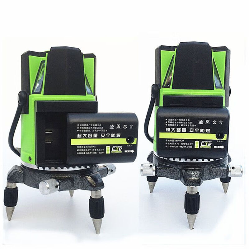 Level infrared battery green light blue light laser water level meter lithium battery large capacity universal level battery Big Mac 998800 digital display battery 1 piece