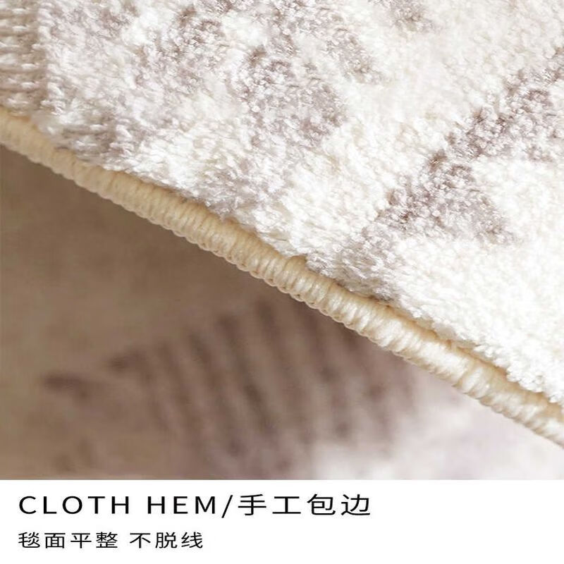 Meikale Bedside Blanket Bedroom Lamb Velvet Light Luxury High-Quality Plush Carpet Thick Floor Mat in Front of the Bed for Sitting and Lying Non-Slip Mat Green Fields All Over - Lamb Velvet Bedside Blanket Customized Contact Customer Service