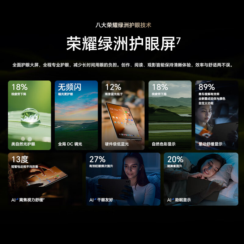 99% new Honor MagicPad3 Pro 13.3-inch tablet, fifth-generation Snapdragon 8 Extreme Edition chip, 165Hz ultra-high refresh rate, eye protection, starry sky gray, 16GB+512GB