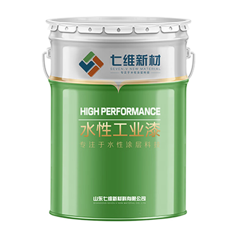 Seven-dimensional water-based acrylic enamel water paint high-gloss bright red paint color steel tile machinery industry anti-corrosion coating water water-based acrylic enamel black 3kg