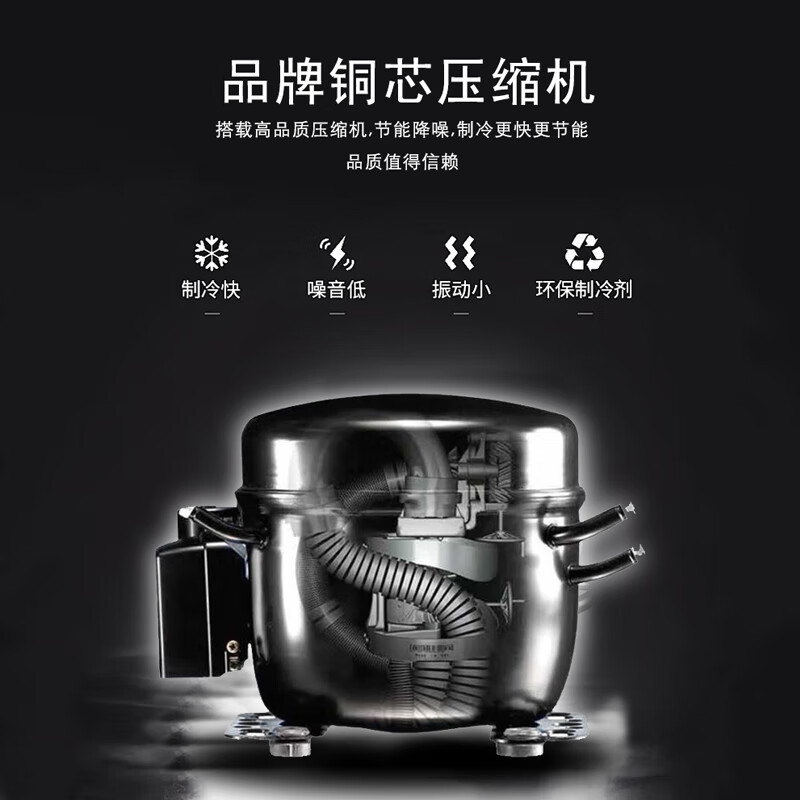 Arctic Stainless Steel Commercial Large Capacity Horizontal Freezer Low Temperature Freezer Supermarket Food Refrigerator Energy Saving Electronic Freezer Ice Cream Refrigerator Display Cabinet 1.45 Meters Long - Five-sided Refrigeration Stainless Steel Liner 688 Titanium Gray Single Temperature Intelligent