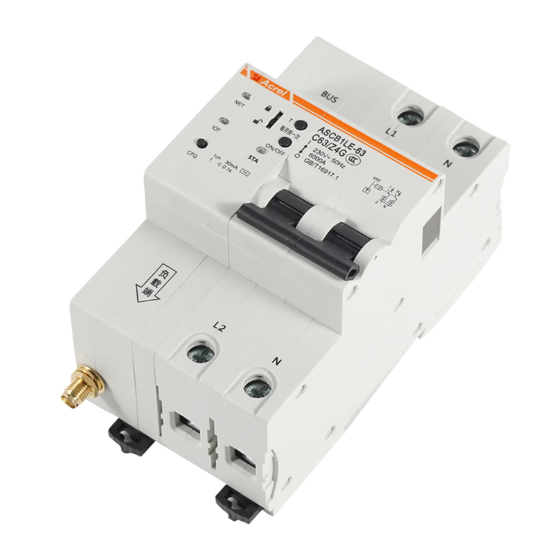 Ankerui ASCB1-63-C16-1P integrated intelligent circuit breaker intelligent circuit breaker LCD display remote opening and closing ASCB1-63-C16-2P