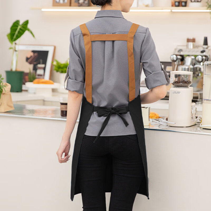 OOU apron for home kitchen household baking waterproof and oil-proof cooking apron for home catering