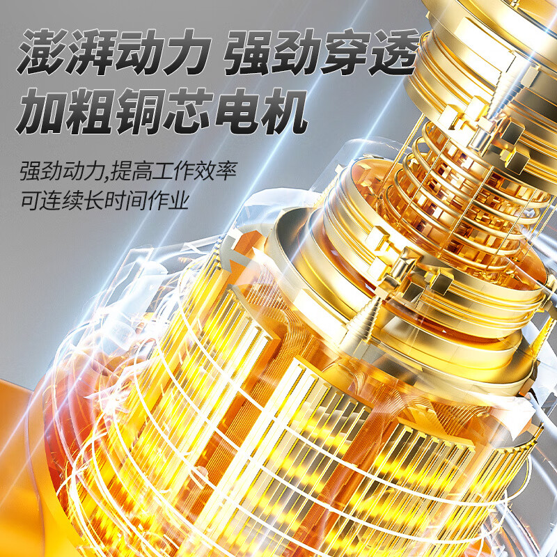 Aired German water drill drilling machine water electric drill air conditioning hole drilling new high-power desktop water mixer 2000W upgraded model + 63 drill bits + water pump