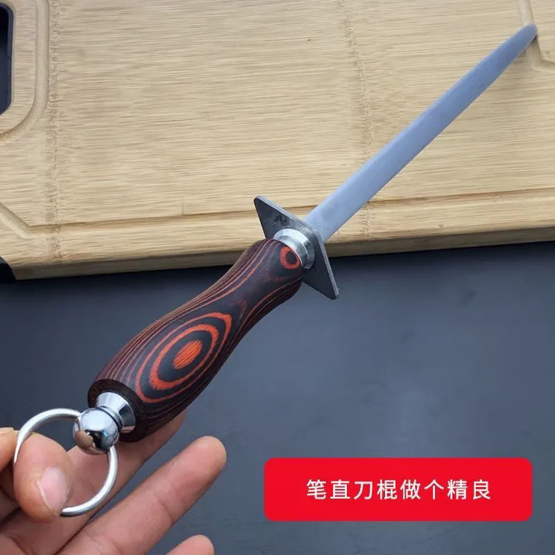 Xiangtu Fine Grain Knife Sharpening Stick Butcher Tungsten Steel Stick Home Kitchen Knife Sharpener 3000 Ribbon Magnetic Gift Box