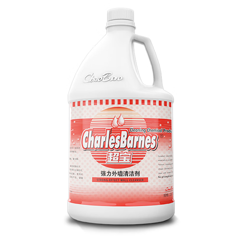 Baiyun Chaobao cleaning powerful exterior wall cleaner DFF023 tile mosaic decontamination cleaner wall decontamination cleaning 3.8 liter large bottle 1 bottle of Chaobao powerful exterior wall cleaner