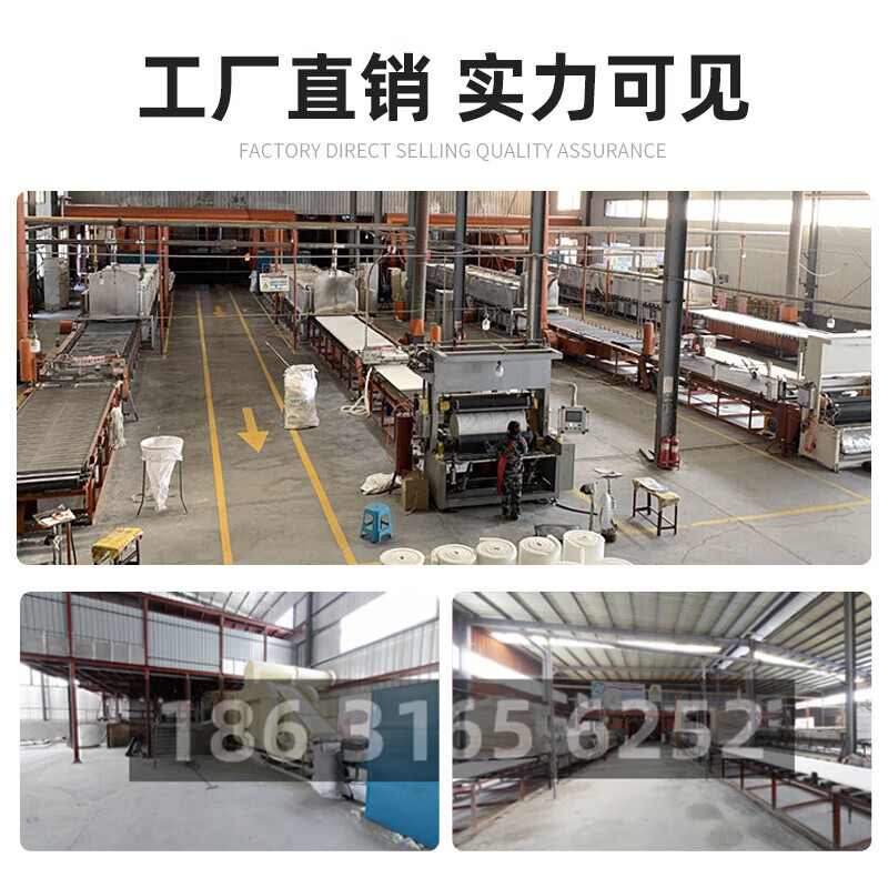 Ceramic fiber blanket with high temperature resistance of 1500 degrees, fire-proof and heat-insulating cotton, zirconium-containing aluminum silicate needle-punched blanket, thermal insulation cotton steam, zirconium-containing type_1 cm thick (1 meter long * 0.61 meter wide)_1430