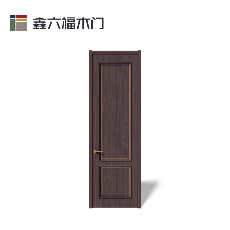 Xinliufu wooden door modern simple bedroom door fashionable wooden door indoor wooden door sound insulation and noise reduction enf level environmental protection modern Chinese style modern minimalist