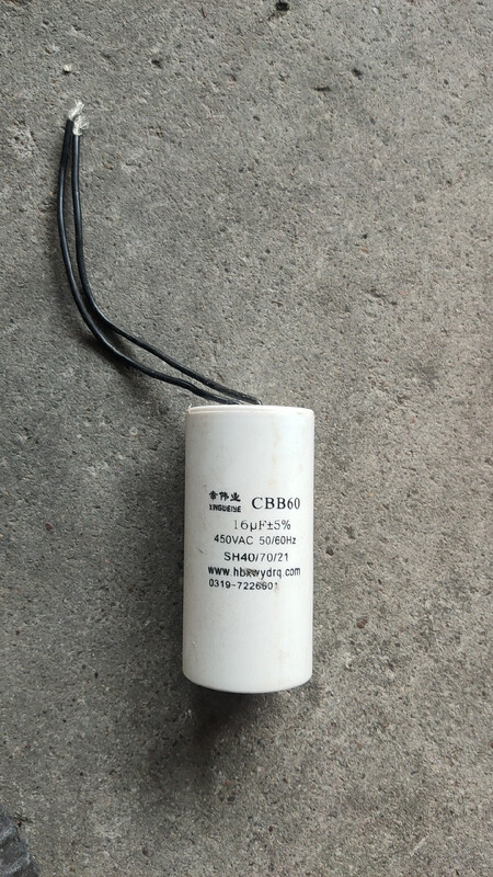 CBB60 crane electric hoist start-up operation capacitor small lift 220v hoist special crane capacitor 16uf crane special