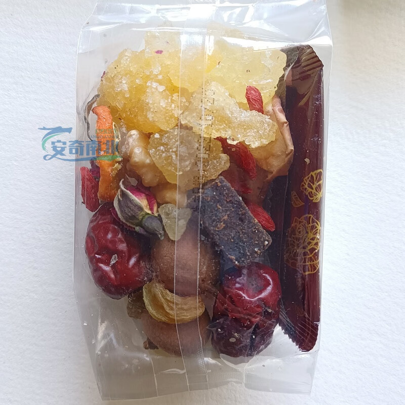 Food Huai Ningxia Babao Tea Rose Sauce Gaiwan Tea Sanbaotai Yinchuan Specialty Authentic Handmade Babao Tea Wolfberry Health Tea Authentic Traditional Old Flavor Babao Tea 1500g 75g*20 bags with rose sauce