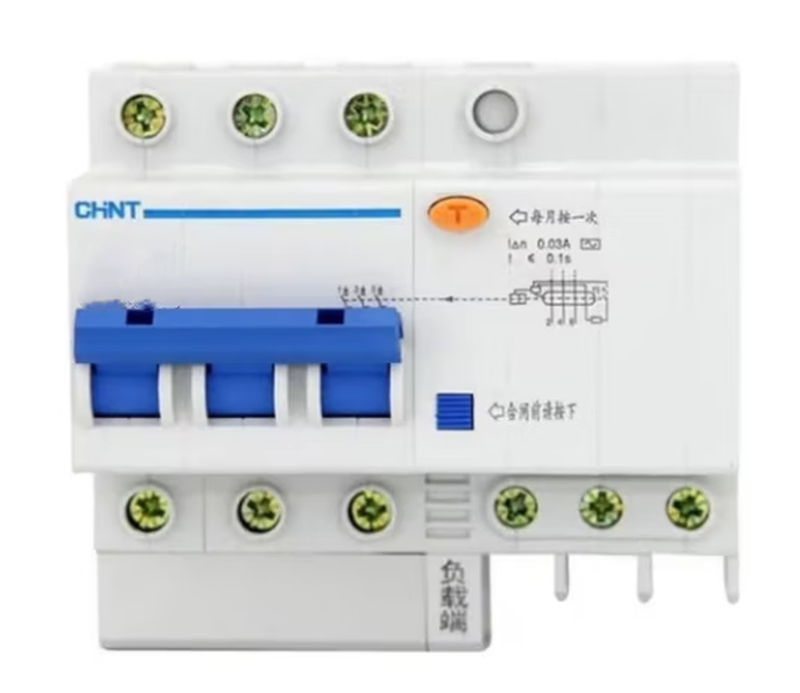 Small leakage protector Type leakage switch Level 3P Current specification 80A Model DZ47LE