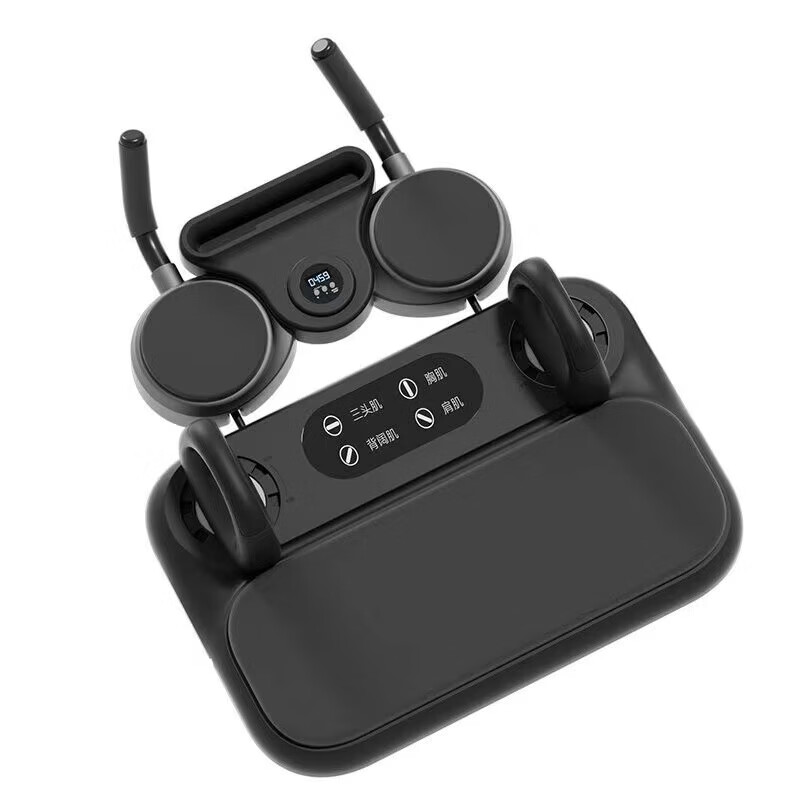 Chaoke (CAOOELCOL) Multifunctional Abdominal Board Abdominal Wheel Automatic Rebound Push-up Training Board Men and Women Slim Belly Magic Equipment Fitness Equipment Gray - Timer Counting + Pull Rope