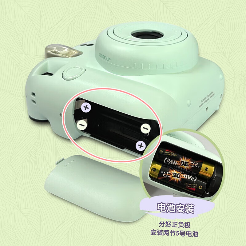 Fuji (FUJIFILM) instax mini12 one-time imaging instant camera mini12 jasmine white package 2 (official standard + 20 pieces of white-edged photo paper)