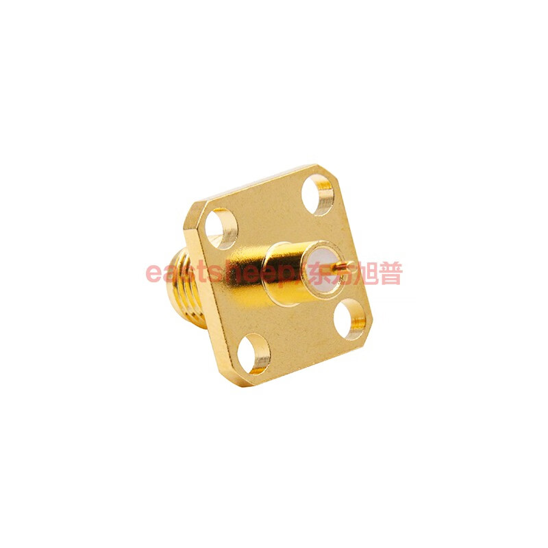 Dongfang Xupu RF connector SMA-KFD1012 4-hole flange panel fixing SMA female 6G SMA-KFD1012