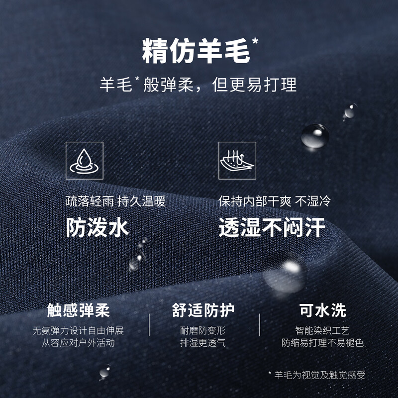 Elaiyi Fashion Goose Down Jacket Women's Autumn and Winter Mid-Length Outdoor Retro Hooded Workwear Warm New Year Jacket Eclipse Blue M