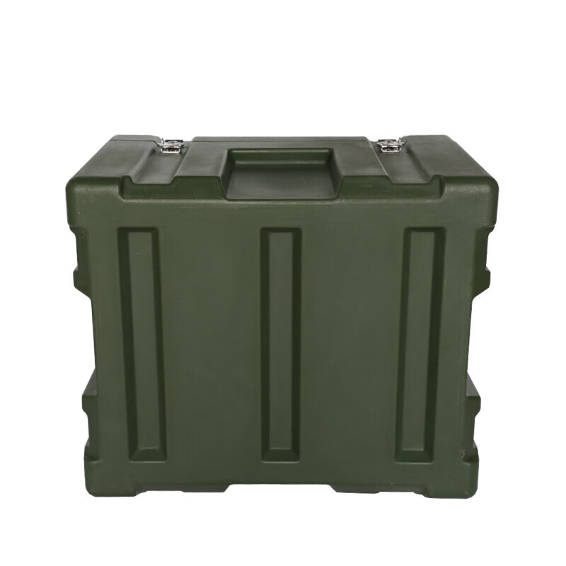 Rotational molding box material box outdoor portable box airdrop box transport box equipment box storage box military green (600*500*400) MM