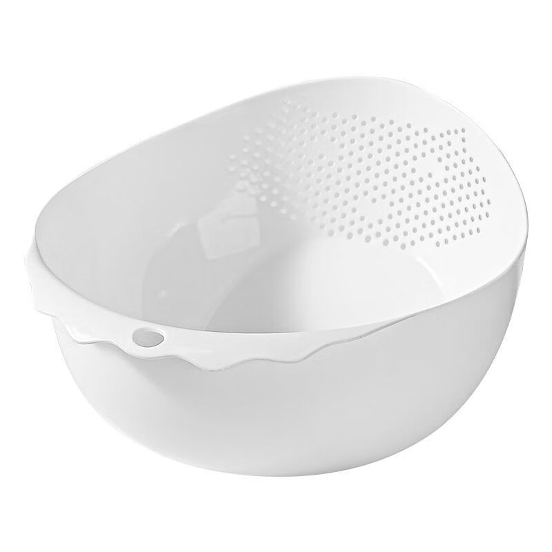 Bayco rice cleaning artifact, rice washing sieve, rice washing basin without leakage, kitchen colander, vegetable basin, fruit washing basket, BX6943