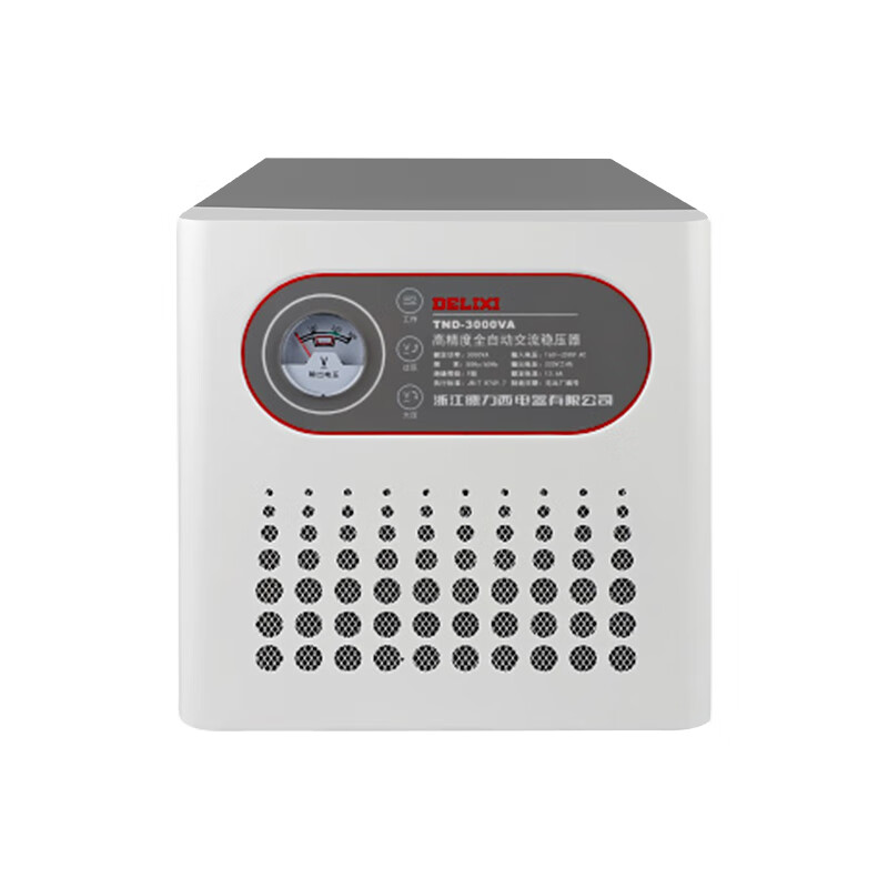 DELIXI ELECTRIC single-phase 220V AC voltage regulator TND-3000VA 3K 3000W fully automatic high-precision TND-3kVA