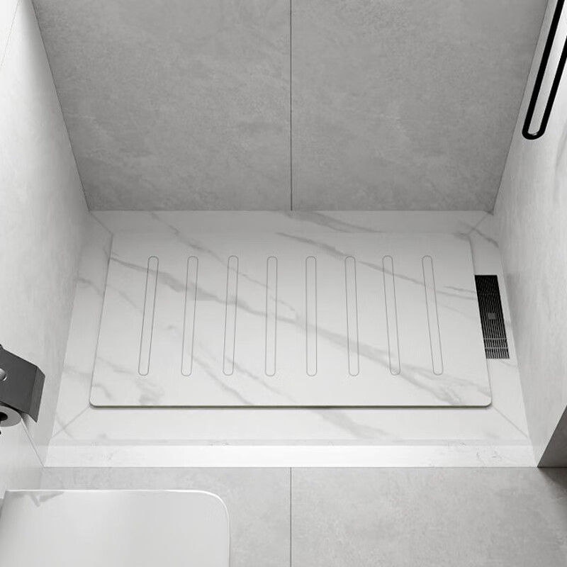 Fantasy Island Bathroom Anti-slip Stone Pedal Bathroom Sunken Shower Room Slate Shower Board Bathroom Footing Tile Floor Customized Shower Board-Single Pedal Square Number 1.0