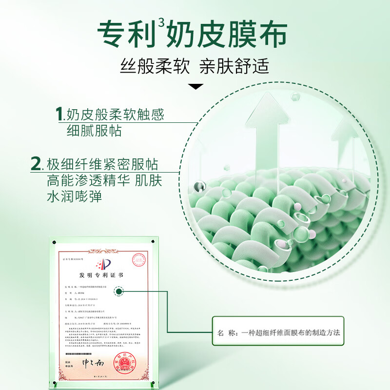 Botanical Doctor Celebrity Style Alpine White Tea Moisturizing and Moisturizing Milk Skin Mask Hydrating and Refining Pores 26ml*20 Tablets