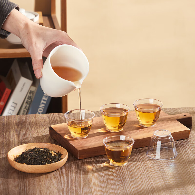 Aomo disposable kung fu tea cup thickened aviation water cup tea cup high-end heat-resistant tea cup wine cup 36 pieces