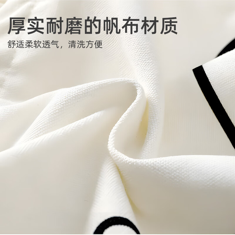 Right Away canvas bag cloth bag portable shopping cloth bag environmentally friendly zipper large capacity cloth bag student simple female Korean version